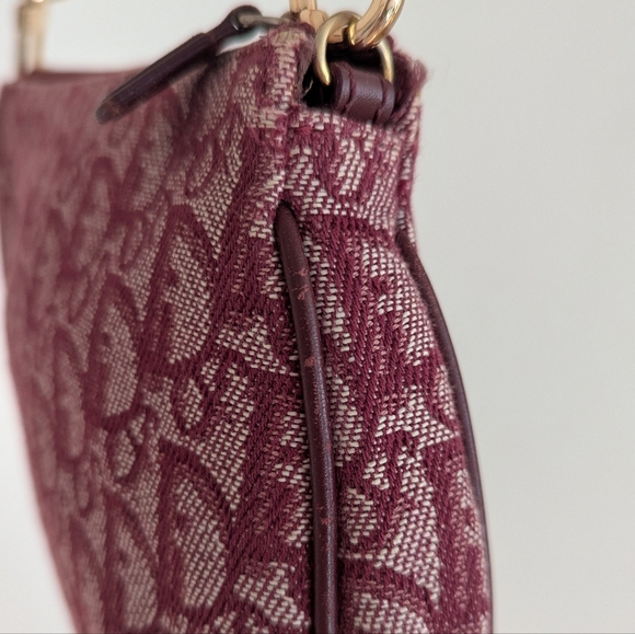 Dior trotter saddle bag - Merlot color - Picture 9 of 16
